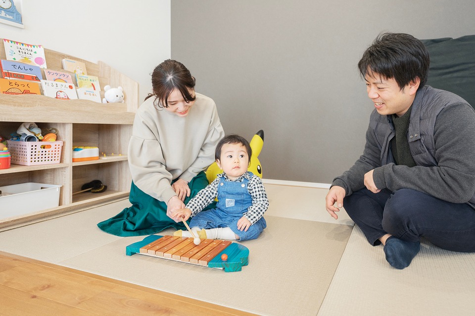 TAKASUGIで建てた家族の写真